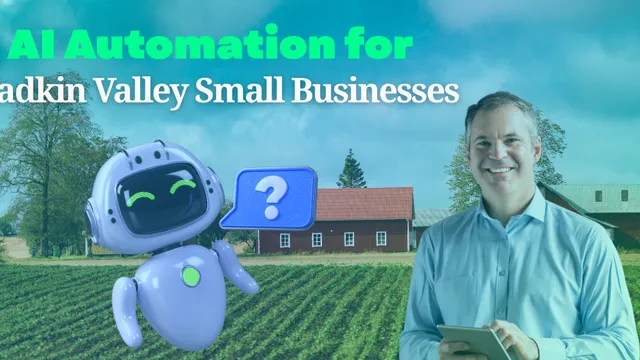 A local small business owner in the Yadkin Valley using AI automation tools to handle follow-ups and customer communication.
