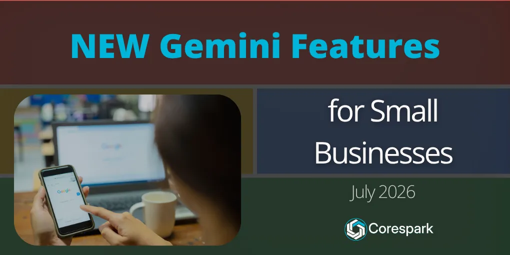 A small business owner using Google to update their business.